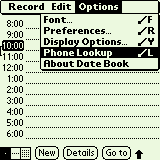 Datebook view