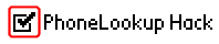 PhoneLookup Hack is enabled
